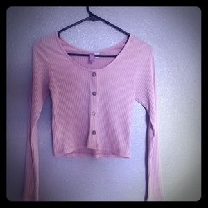 FRANSCESCAS LIGHT PINK LONG SLEEVE